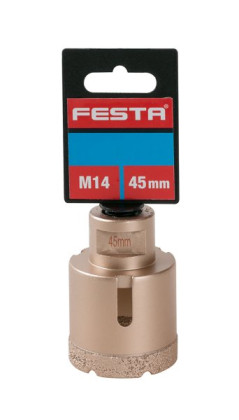 Korunka vykružovací FESTA diamantová 45mm M14