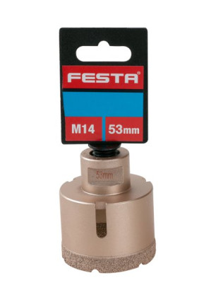 Korunka vykružovací FESTA diamantová 53mm M14