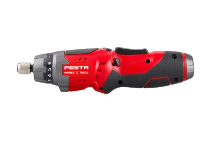 Šroubovák AKU FESTA 1/4&quot; 3.6V 1.5Ah set nabíječka, příslušenství