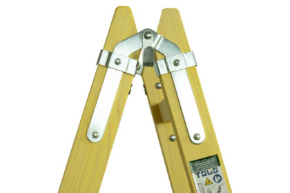Štafle dřevěné PROFI, 10 příček, L = 316,5 cm