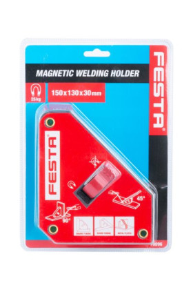 Magnet úhlový svařovací FESTA 45°, 90° 150x130x30mm s vypínáním