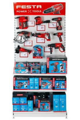 Světelný panel AKU FESTA Power x tools červený