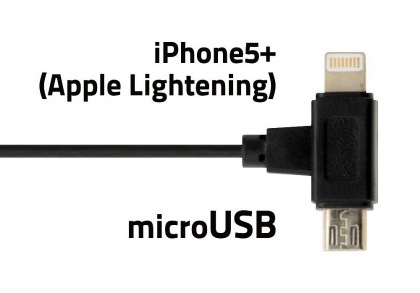 Držák telefonu s podložkou a kabelem micro USB