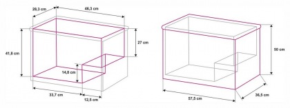 Chladící box kompresor 50l 230/24/12V -20°C BLUE