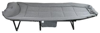 Lehátko kempingové skládací SOFA šedé polohovací