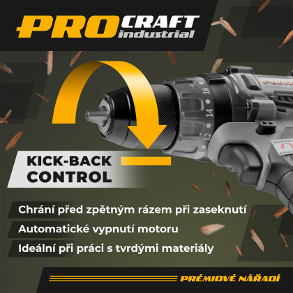 Aku vrtací šroubovák Procraft Industrial CD20A | CD20A