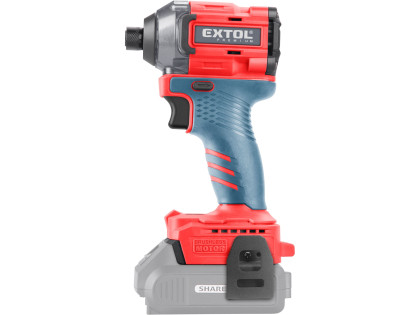 Utahovák rázový 1/4" aku SHARE20V, BRUSHLESS, bez baterie a nabíječky