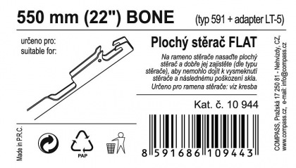 Stěrač FLAT BULK (BONE) 22"/550mm