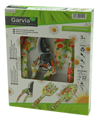 Sada zahradního nářadí 3ks Light Flowers