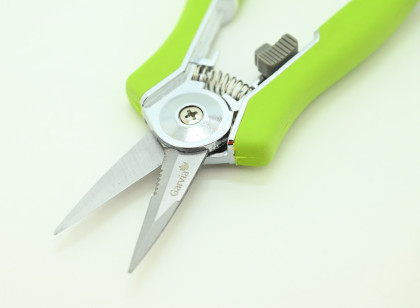 Nůžky zahradní úzké s vroubky 160mm bypass