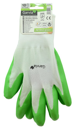 Rukavice zahradní vel. 10 NITRILE green