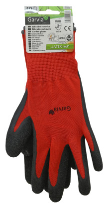 Rukavice zahradní vel. 10 LATEX red