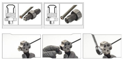 Pertlovací sada na brzdové trubky VT13995B