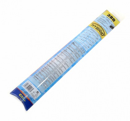 Stěrač HYBRID  380mm + 11 adaptérů TEFLON