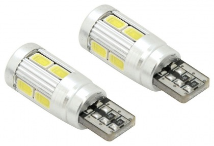 Žárovka 10 SMD LED 3chips 12V T10 CAN-BUS ready bílá 2ks