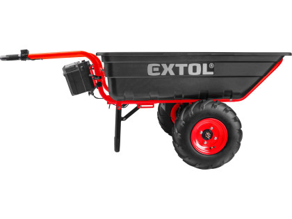 POŠK. OBAL dvoukolák nákladní s převodovkou aku, 300kg, 300l, 40V Li-ion, 6Ah