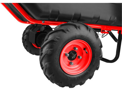 POŠK. OBAL dvoukolák nákladní s převodovkou aku, 300kg, 300l, 40V Li-ion, 6Ah