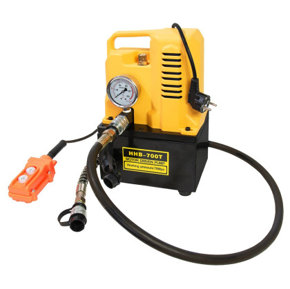 Elektrická hydraulická pumpa s tlakoměrem HHB-700T