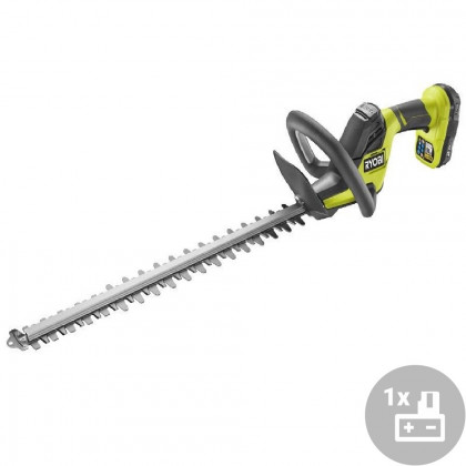 Aku plotostřih RY18HT55A-120 Ryobi , lišta 55cm, 18V, 1x2,0 Ah, nabíječka