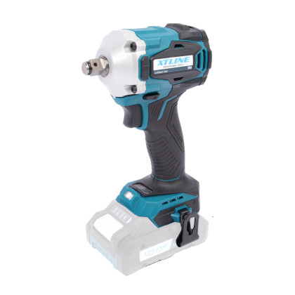 Aku rázový utahovák na 1/2" hlavice bezuhlíkový 18 V, 400 Nm