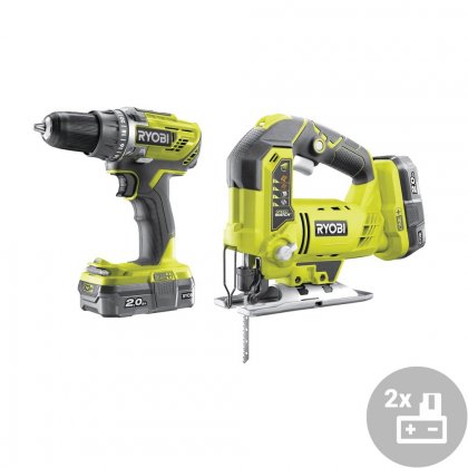 Aku sada nářadí Ryobi R18DDJS-220S, 18V