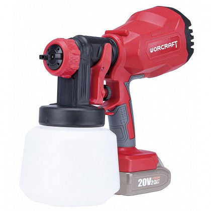 Aku stříkací pistole Worcraft CSG-S20LiA ShareSYS, 20V Li-Ion, 1000 ml