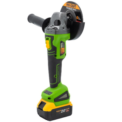 Aku úhlová bruska Procraft PWA216 (bez baterie a nabíječky) | PWA216 bb