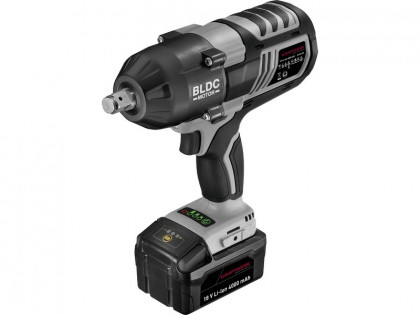 Aku utahovák 1/2" 1500Nm Li-Ion 18V /4,0Ah s indikátorem momentu - bezuhlíkový PROFI Line