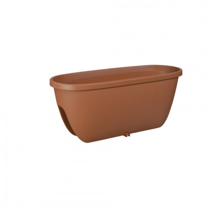 Balkónový květináč Balconia OVI na zábradlí pr. 60 cm terakota