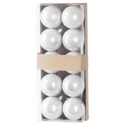 Baňky MagicHome, 10ks, bílé, 5cm