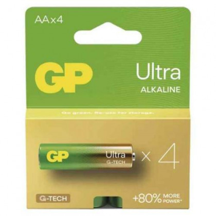 Baterie GP Ultra AA LR6, blistr