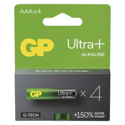 Baterie GP Ultra Plus LR03 AAA, blistr