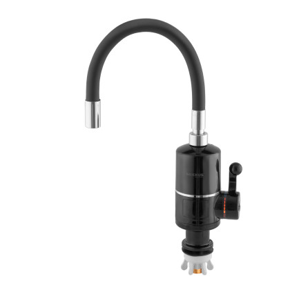 Baterie s elektrickým ohřevem vody a flexi výtokem ELW06-EF-2BLACK, černá | ELW06-EF-2BLACK