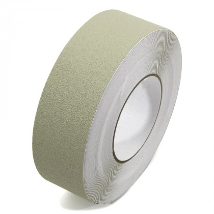 Béžová plastová protiskluzová voděodolná podlahová páska - 18,3 m x 5 cm