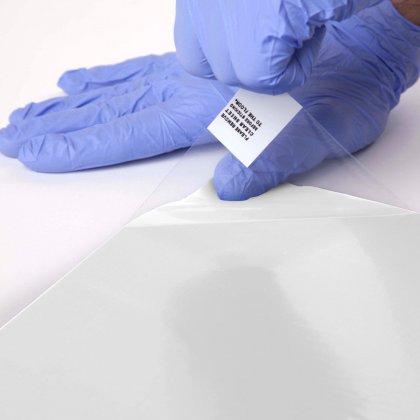 Bílá lepící dezinfekční dekontaminační rohož FLOMA - 115 x 45 cm - 60 listů