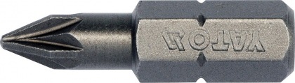 Bit křížový 1/4" PZ1 x 25 mm 10 ks S2