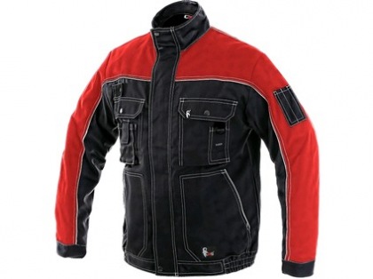 Blůza ORION OTAKAR, zimní, pánská, černo-červená