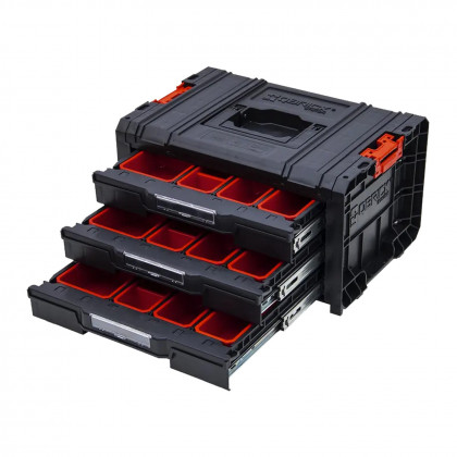 Box s organizérem PRO DRAWER Toolbox Expert | 3 zásuvky, 450x320x240 mm