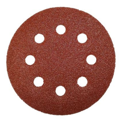 Brusný výsek s otvory (suchý zip) 125 mm - P220 - 5 ks