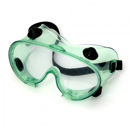 Brýle ochranné čiré s ventily B403 plastové