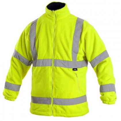 Bunda PRESTON, výstražná, žlutá, vel. 2XL