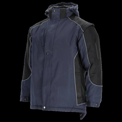 Bunda zateplená 2v1 PETER granatová,XXXL STALCO S-44164