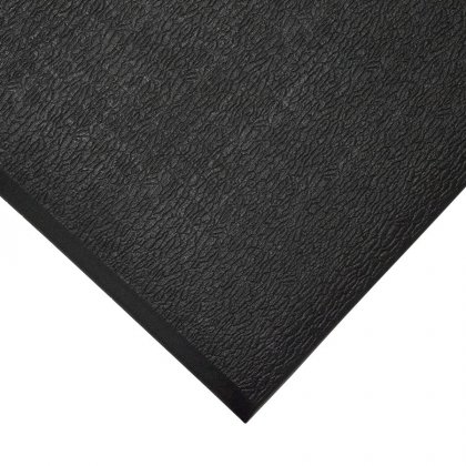 Černá gumová protiskluzová protiúnavová průmyslová rohož - 36,5 m x 90 cm x 0,6 cm