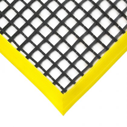 Černá olejivzdorná protiskluzová průmyslová univerzální rohož - 120 x 60 x 1,2 cm