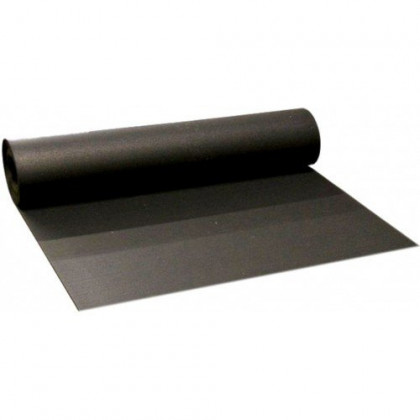 Černá pryžová EPDM deska (role) s vlisovaným textilem FLOMA - 5 m x 120 cm x 1,5 cm
