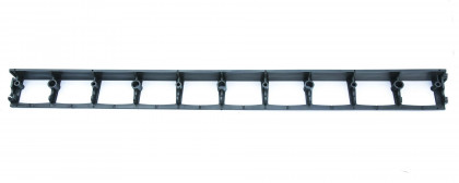 Černý plastový skrytý zahradní obrubník STELLA BORD - délka 100 cm, šířka 8 cm a výška 8 cm