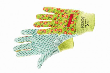 CERVA - FAST FRUIT rukavice bavlněná s PVC terčíky zelená -…
