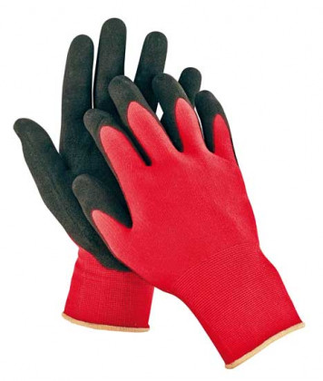 CERVA - FIRECREST rukavice nylonové s hrubší nitrilovou dlaní -…