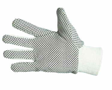 CERVA - OSPREY bavlněné rukavice s PVC terčíky - velikost 10