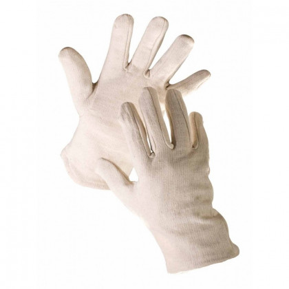 CERVA - PIPIT pracovní bavlněné rukavice - velikost 10